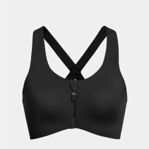 KNIX Catalyst Front Zip Sports Bra black  size 2 (36A)